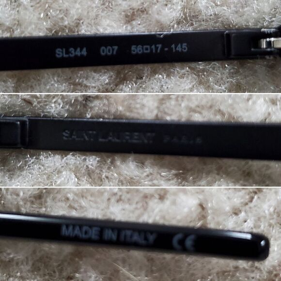 SAINT LAURENT Men's SL344 56mm Optical Frames - Picture 7 of 10